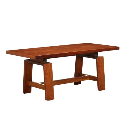 Vintage Tisch für Bernini der 60er-70er Jahre Furniertes Massives Holz