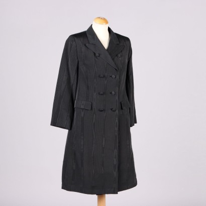 Vintage Mantel von Curiel aus Satin Gr. M der 40er-50er Jahre Kleidung