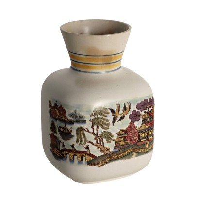 Vintage Vase Richard Ginori San Cristoforo der 50er Jahre Keramik