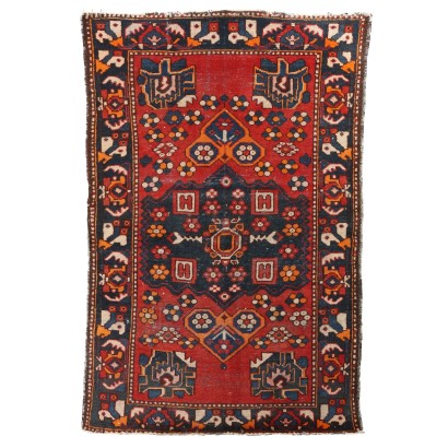 Antiker Mehraban Teppich aus Iran Baumwolle Wolle Großer Knoten