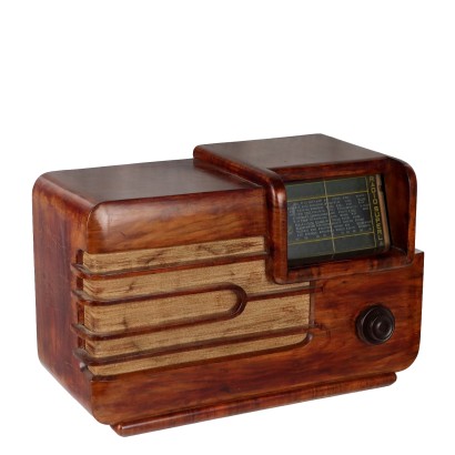 Vintage Radio Superla 537 1938 aus Holz und Bakelit