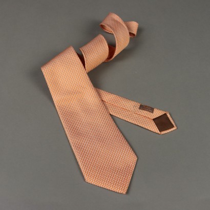 Vintage Krawatte Hermès 758728T aus Seide Frankreich